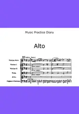 Music Practice Diary: Alto