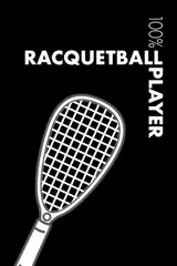 Racquetball Notebook: Blank Lined Racquetball Journal For Player and Coach