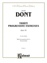 Thirty Progressive Exercises, Opus 38 for the Violin