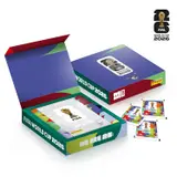 Copa do Mundo da FIFA 2026™ Box Premium Imã C/ 1 Álbum Capa Dura Prata + 40 Envelopes de Figurinhas FIFA WORLD CUP 2026™