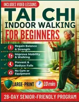 Tai Chi Indoor Walking for Beginners: A 28-Day Gentle Program for Seniors over 60 to Improve Balance & Mobility, Reduce Falls, and Feel Younger with 10-Minute Daily Mindful Techniques at Home.: 3