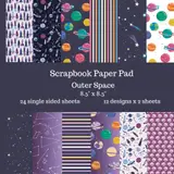 capítulo por capítulo baixar Outer Space Scrapbook Paper Pad: 24 Single Sided Sheets of Decorative Paper for Junk Journals, Scrapbooking, Decoupage and Paper Crafts 8.5" x 8.5"