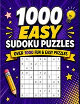 1000 EASY Sudoku Puzzles: Daily Brain Training Puzzles for Beginners