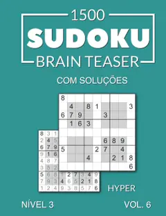 1500 Sudoku Brain Teaser Hyper com soluções Nível 3 Vol. 6 baixar
